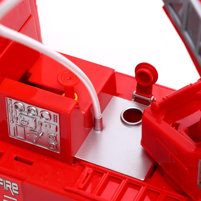 Машина инерционная «Пожарная», масштаб 1:16, световые и звуковые эффекты, стреляет водой, МИКС Машина инерционная «Пожарная», масштаб 1:16, световые и звуковые эффекты, стреляет водой, МИКС