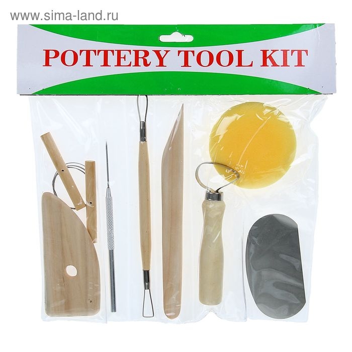 Набор инструментов для лепки, 8 предметов Набор инструментов для лепки, 8 предметов