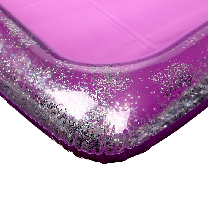 Надувная песочница для детской площадки, с блёстками, 60х45 см, цвет сиреневый Надувная песочница для детской площадки, с блёстками, 60х45 см, цвет сиреневый