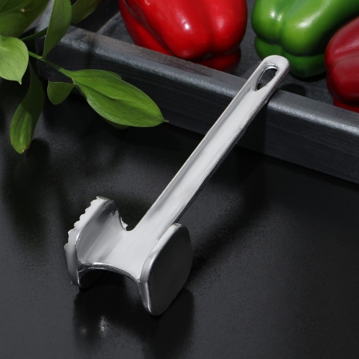 Молоток для мяса Доляна «Хозяин», 19,5 см, цвет серый Молоток для мяса Доляна «Хозяин», 19,5 см, цвет серый