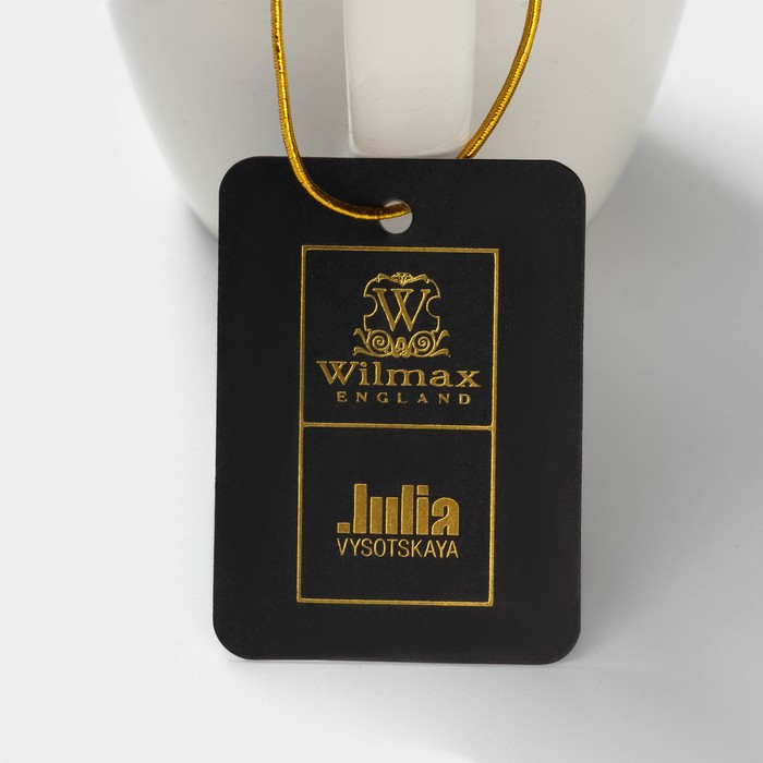 Набор кружек фарфоровых Wilmax «Юлия Высоцкая», 2 предмета: 350 мл, цвет белый Набор кружек фарфоровых Wilmax «Юлия Высоцкая», 2 предмета: 350 мл, цвет белый