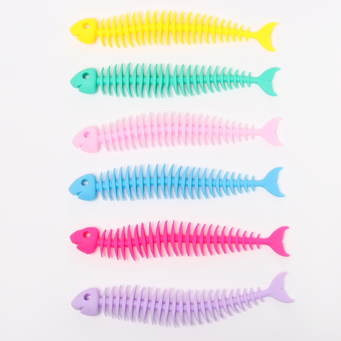 Антистресс сквиш мялка «Скелет рыбы» , в пакете Антистресс сквиш мялка «Скелет рыбы» , в пакете