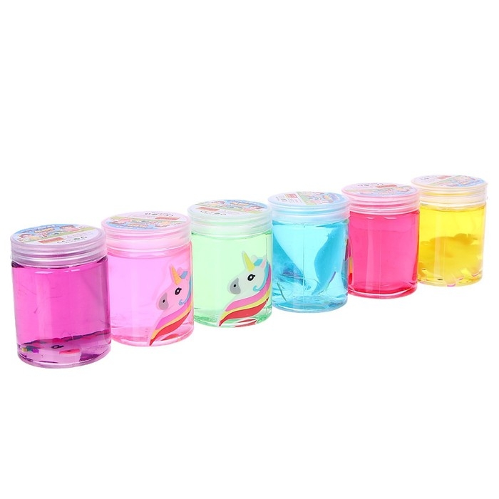 Лизун - слайм «Единорог», твёрдый, цвета МИКС Лизун - слайм «Единорог», твёрдый, цвета МИКС