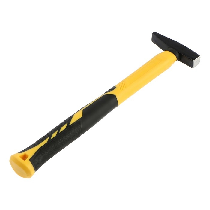 Молоток слесарный ТУНДРА ПРОФИ, квадратный боек, фиберглассовая 3К рукоятка, 100 г Молоток слесарный ТУНДРА ПРОФИ, квадратный боек, фиберглассовая 3К рукоятка, 100 г