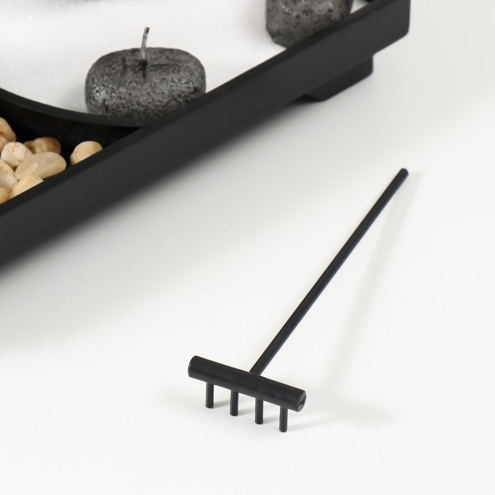 Сад камней Дзен  Сад камней Дзен "Будда" песок+камни+аромапалочки 4х22,5х14,8 см