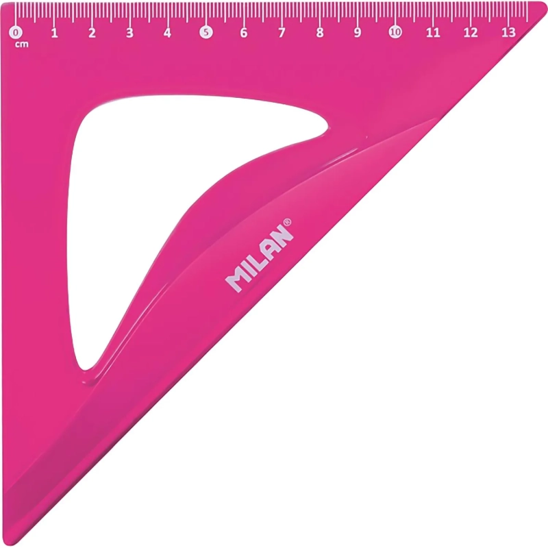 Milan Набор чертежный большой Flex & resistant цвет розовый
