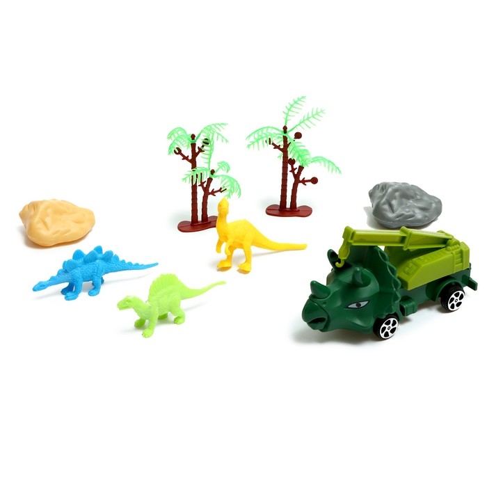 Грузовик &laquo;Парк животных&raquo;, инерция, игровой набор, МИКС