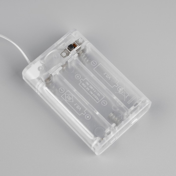 Светодиодная лента Luazon Lighting 3 м, IP20, SMD2835, 30 LED/м, 3хААА, 3000К Светодиодная лента Luazon Lighting 3 м, IP20, SMD2835, 30 LED/м, 3хААА, 3000К