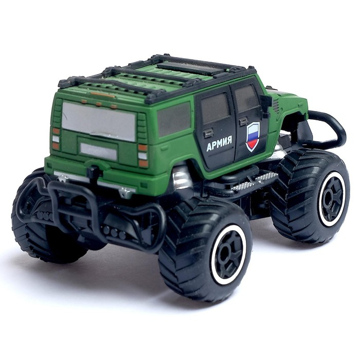 Джип «Армия», радиоуправляемый, световые эффекты, работает от батареек, цвет зелёный Джип «Армия», радиоуправляемый, световые эффекты, работает от батареек, цвет зелёный