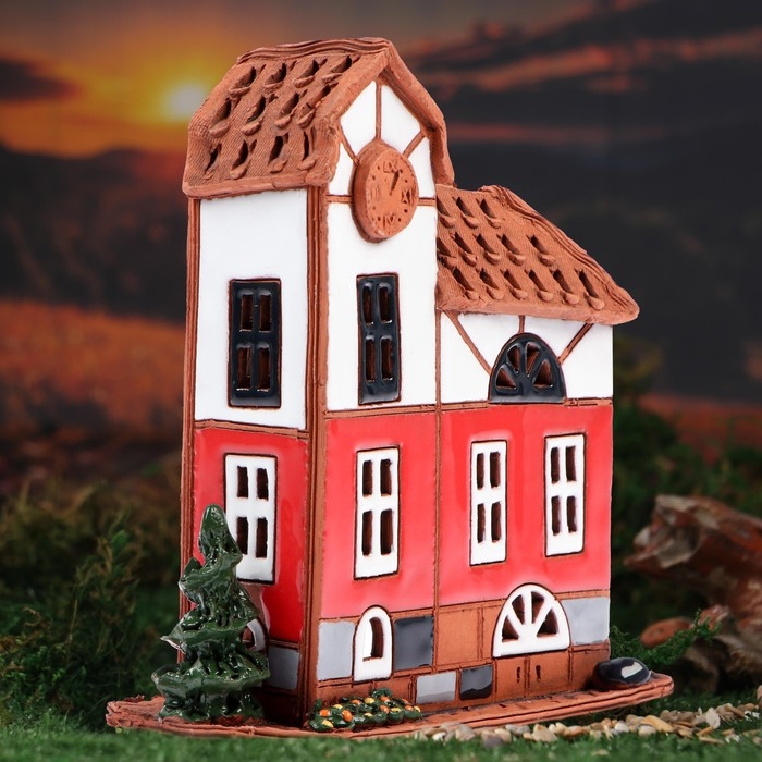 Аромалампа Домик Аромалампа Домик "Кранц", 15 см, ручная работа