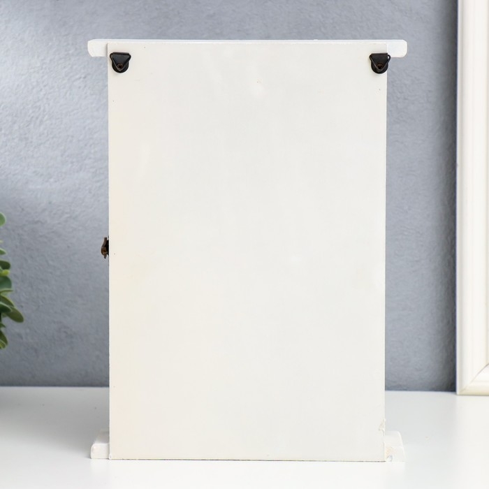 Ключница дерево Ключница дерево "Сердце с бантом" 21х26х7 см