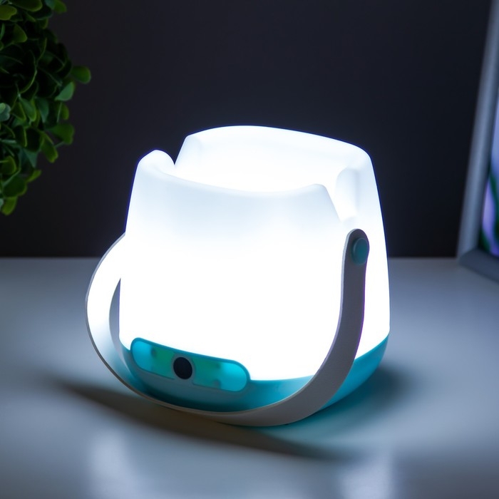 Настольная лампа сенсорная   Настольная лампа сенсорная  "Ланди" LED 4Вт от батареек МИКС 10,5х10,5х11 см RISALUX