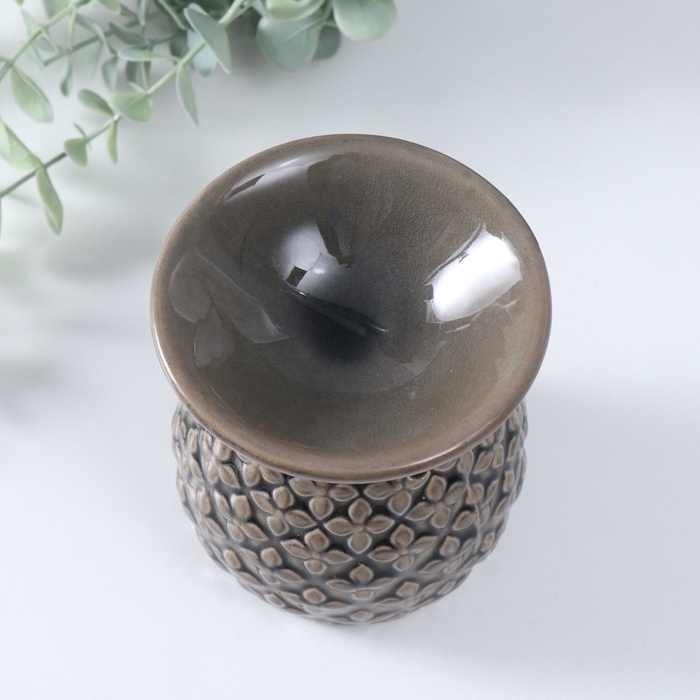 Аромалампа керамика  Аромалампа керамика "Геометрические узоры" МИКС 9х9,5х11 см