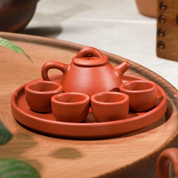 Декор для чайной церемонии Декор для чайной церемонии "Чайный наборчик" 10х10х6см / 6 предметов