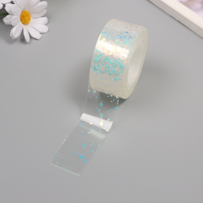 Клейкая нано-лента декоративная силикон Клейкая нано-лента декоративная силикон "Сияние. Перламутр" 3 см, дл. 3 м 6,8х6,8х3 см