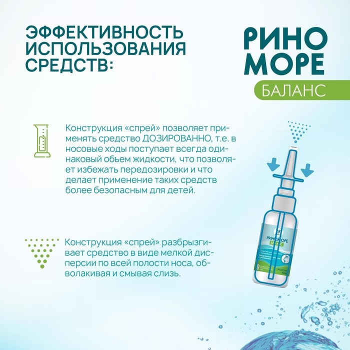 Спрей назальный РиноМоре Баланс, 50 мл Спрей назальный РиноМоре Баланс, 50 мл