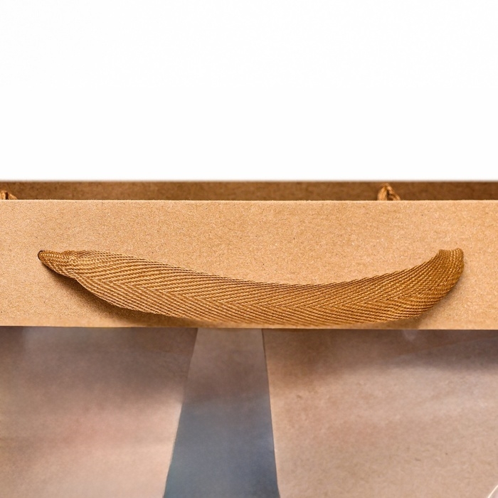 Пакет подарочный, крафт, с окном, 30 х 30 х 30 см Пакет подарочный, крафт, с окном, 30 х 30 х 30 см