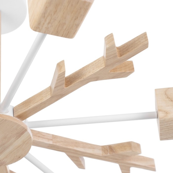 Люстра "Венди" 6хЕ27 40Вт дерево 70х70х30см