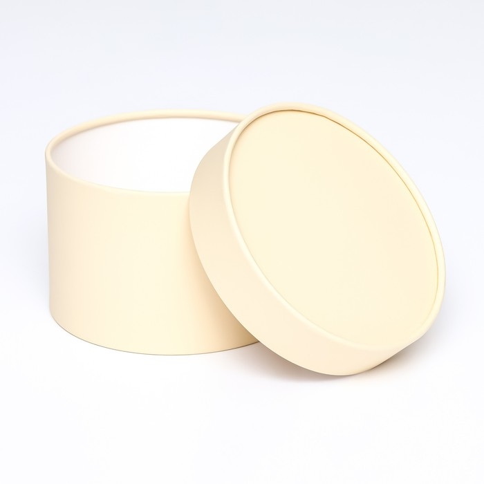 Подарочная коробка Подарочная коробка "Крема" кремовая,завальцованная без окна, 16х10,5 см