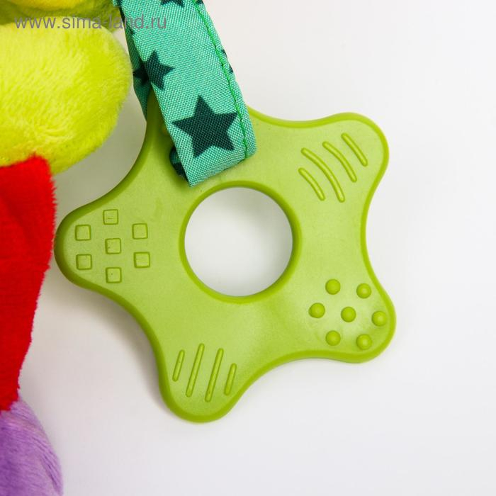 Растяжка - спираль с игрушками дуга на коляску / кроватку для малышей 0+ «Слоник яркий», Крошка Я Растяжка - спираль с игрушками дуга на коляску / кроватку для малышей 0+ «Слоник яркий», Крошка Я