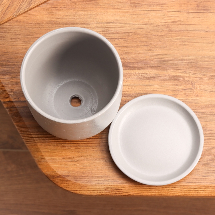 Горшок цветочный Питон серый 0.8 л Горшок цветочный Питон серый 0.8 л