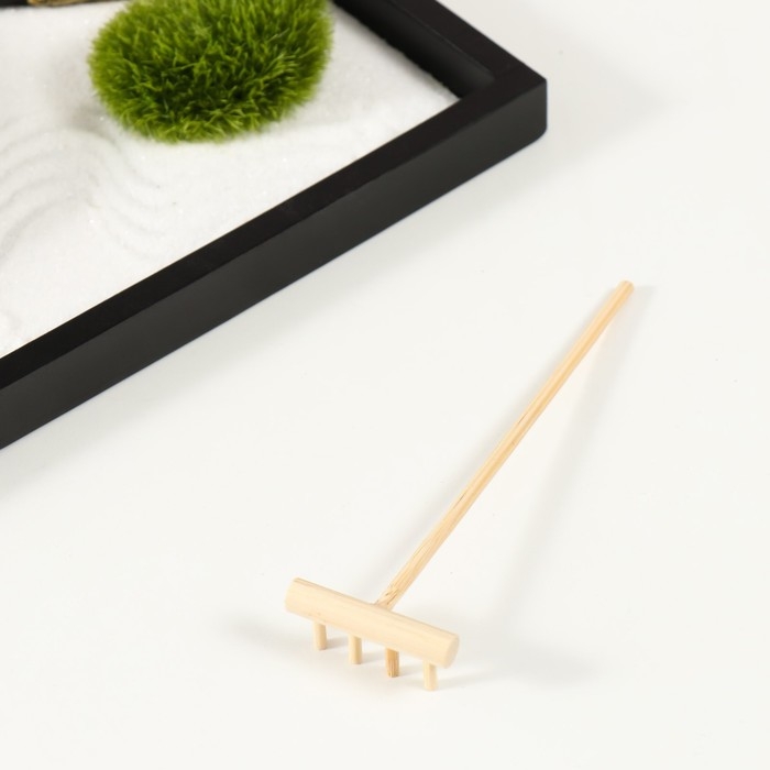 Сад камней Дзен  Сад камней Дзен "Будда в цветущем саду" песок 27,2х18,2х11,5 см