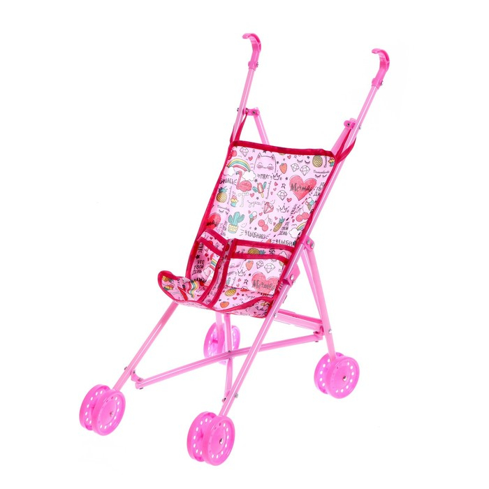 Коляска-трость для кукол, пластиковый каркас Коляска-трость для кукол, пластиковый каркас