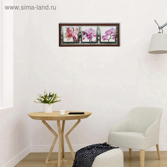 Картина  Картина "Орхидеи" 42х107 см