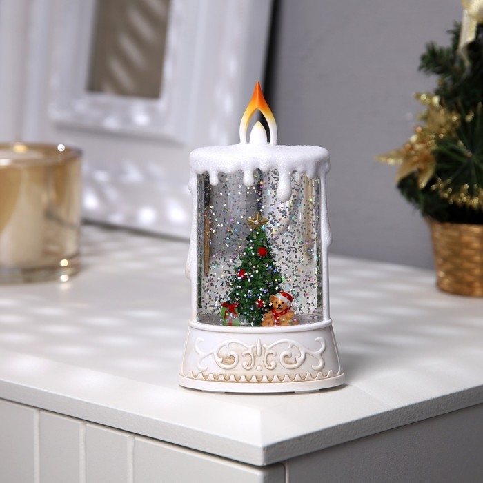 Светодиодная фигура «Ёлка» 8 × 14.5 × 4.2 см, пластик, батарейки АААх2 (не в комплекте), свечение тёплое белое Светодиодная фигура «Ёлка» 8 × 14.5 × 4.2 см, пластик, батарейки АААх2 (не в комплекте), свечение тёплое белое