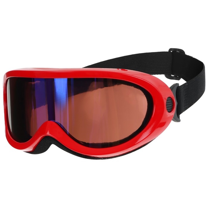 Маска горнолыжная ONLYTOP, цвет красный Маска горнолыжная ONLYTOP, цвет красный