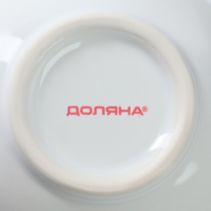 Набор салатников керамических Доляна «Мишка Отто», 13×10,2 см, цвет белый, 2 шт