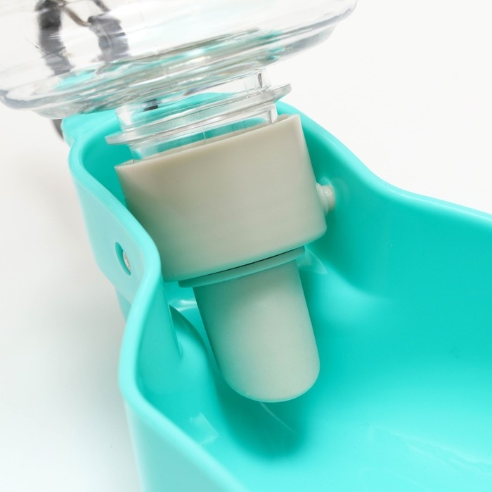 Поилка прогулочная фигурная, 500 мл, с мягким носиком, бирюзовая Поилка прогулочная фигурная, 500 мл, с мягким носиком, бирюзовая