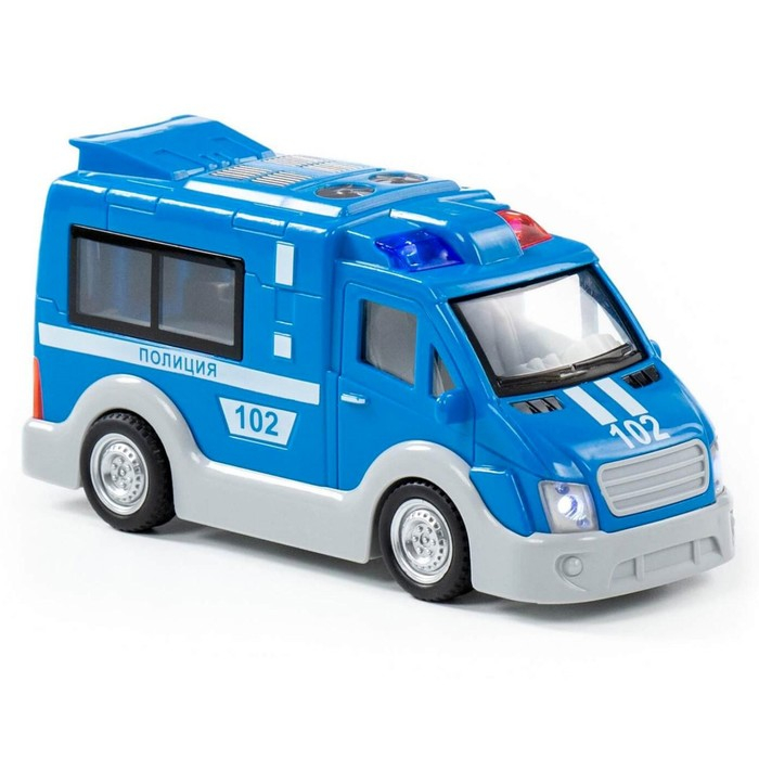 Автомобиль «Полиция» инерционный, со светом и звуком, МИКС Автомобиль «Полиция» инерционный, со светом и звуком, МИКС