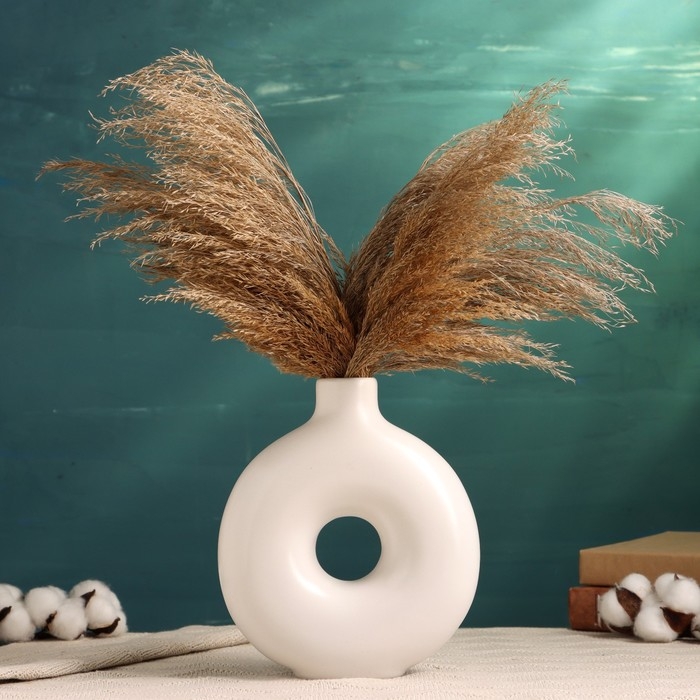 Кашпо - ваза  Кашпо - ваза "Линд" белая, 21х17х7см