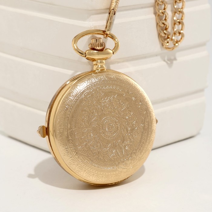 Часы карманные Часы карманные "Сахара", кварцевые, d циферблата-5.3 см, цепочка l-38 см