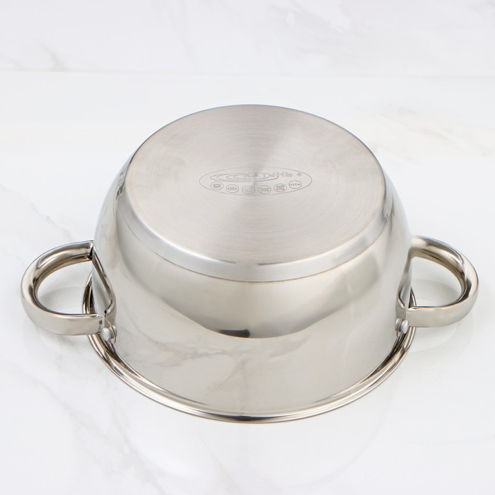 Кастрюля «Антея», 4 л, d=22 см, капсульное дно, индукция Кастрюля «Антея», 4 л, d=22 см, капсульное дно, индукция