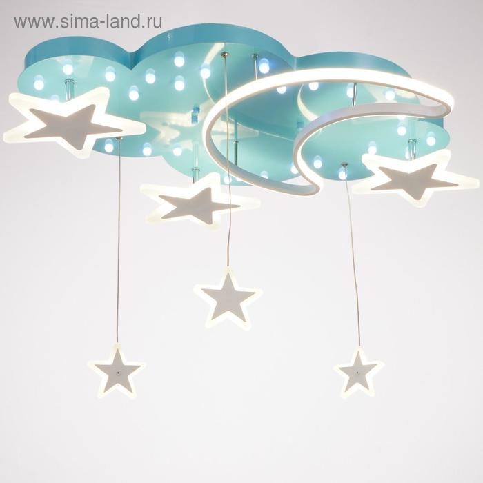 Люстра 70614/3 29хLED 58Вт голубой 74х63х38 см BayerLux