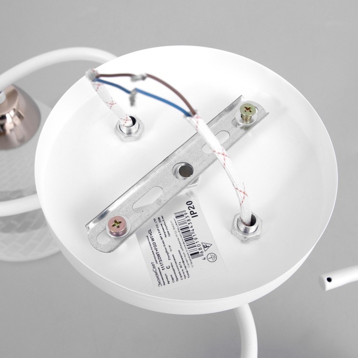 Люстра Люстра "Линда" 2х60Вт Е27 Белый, золото 47х16х23см