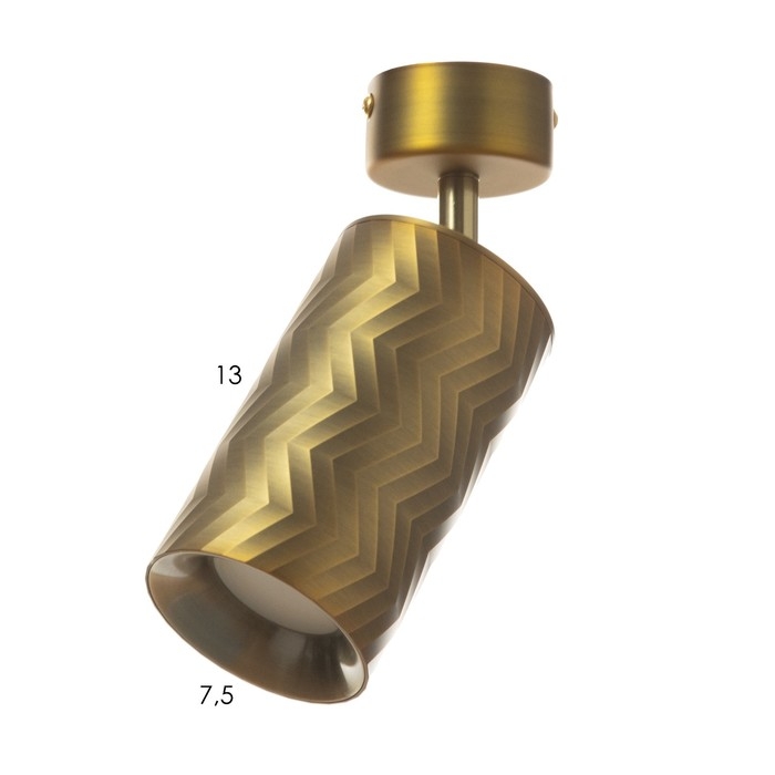 Спот Спот "Астер" GU10 золото 7,5х7,5х20 см