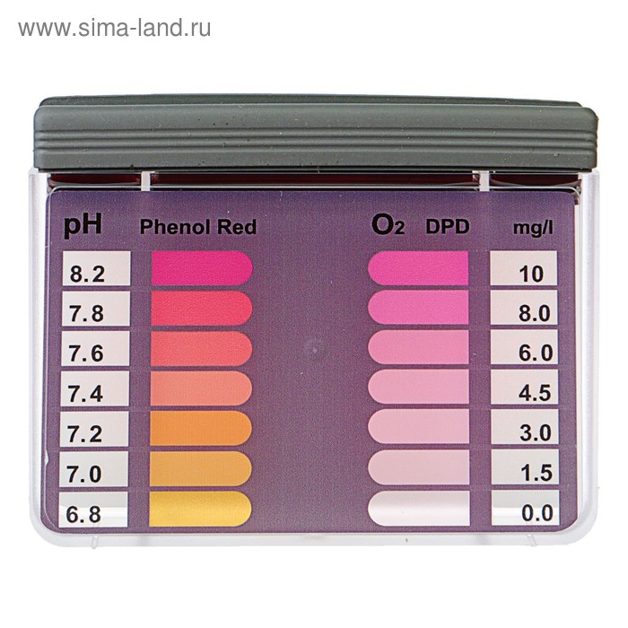 Тестер для измерения ионов водорода и свободного хлора в воде бассейна