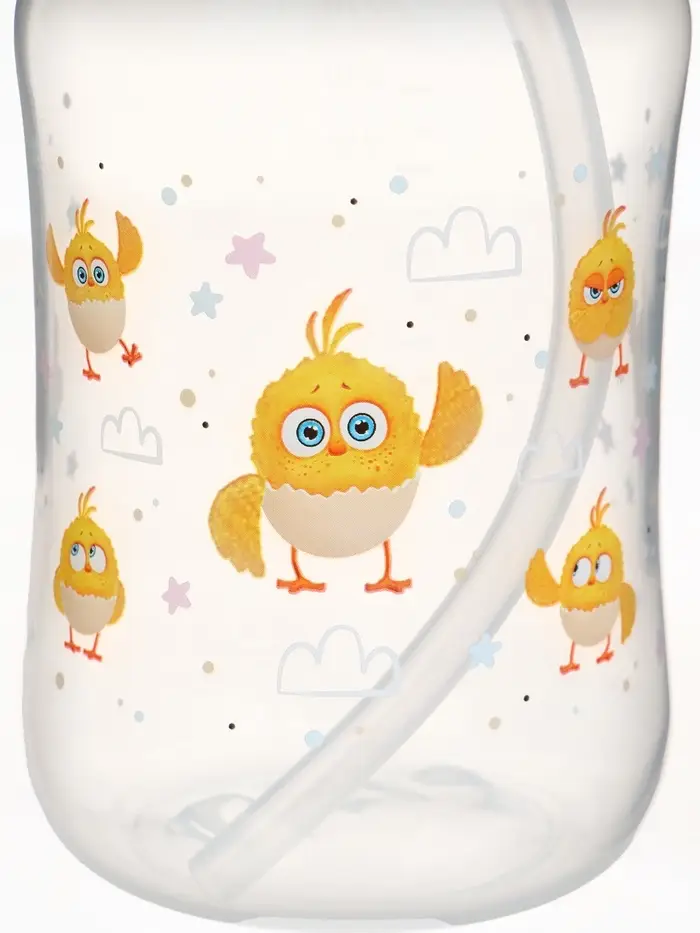 Поильник-непроливайка с трубочкой, 270 мл, ЦЫП-ЦЫП Поильник-непроливайка с трубочкой, 270 мл, ЦЫП-ЦЫП