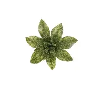 Ёлочные игрушки 6 шт. &laquo;Зимнее волшебство. Цветы пышные - блеск&raquo; пластик, 5&times;5 см, МИКС