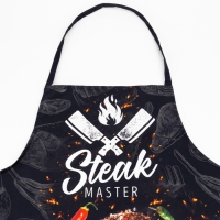 Фартук "Этель" Steak Master 73х71 см, 100% хлопок, саржа 190 гр/м2