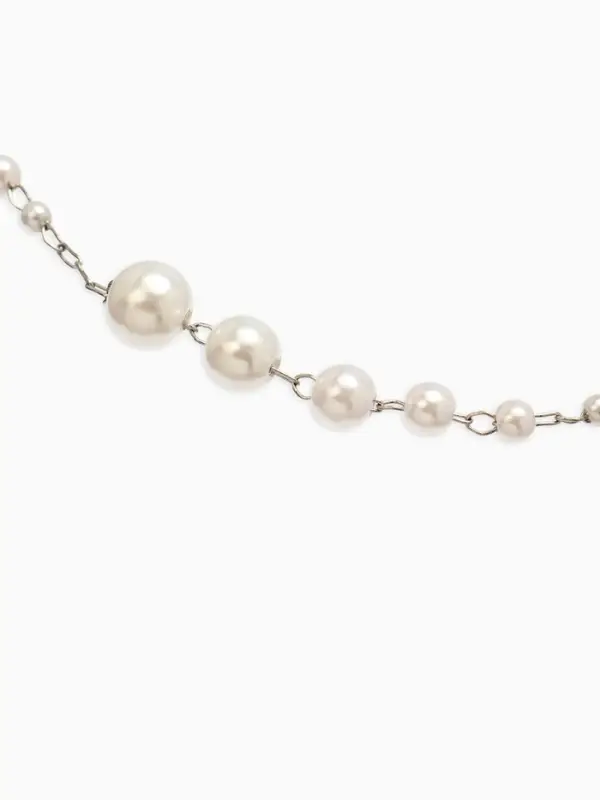 Бусы жемчужные d=3,4,5,6,8,10, цвет белый в серебре