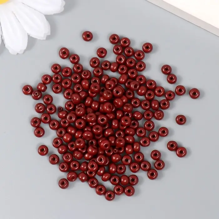 Бисер стекло 6/0  Бисер стекло 6/0 "Бразилин" 15 гр