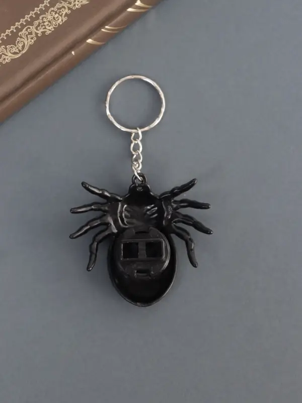 Брелок пластик ветерок  Брелок пластик ветерок "Паук" 4,7х5,5х1,5 см
