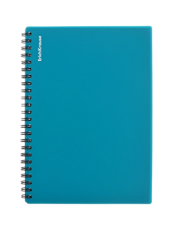 Тетрадь А5 80л кл на гребне ErichKrause Reef, пласт обл, блок оф, бирюз