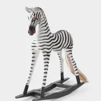 Сувенир &laquo;Зебра-качалка&raquo;, 35&times;11&times;37 см, дерево