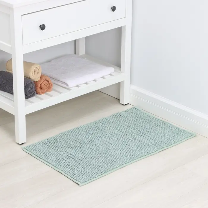 Коврик для дома LaDо́m, букли, плотность 1000 г, 50&times;80 см, мятный
