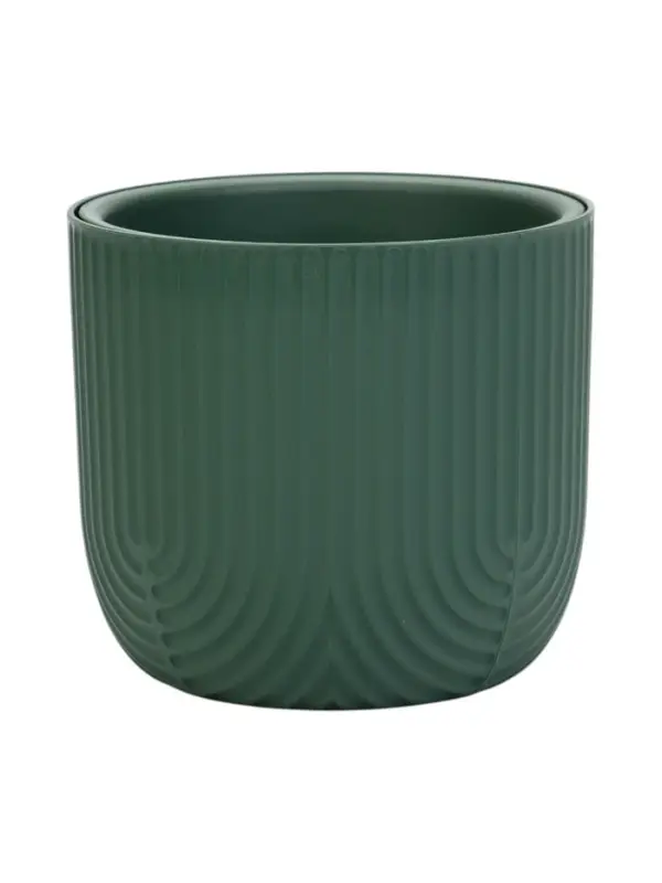 Кашпо со вставкой 3,7 л d22 см h20 см РАМОНА нефритовый,